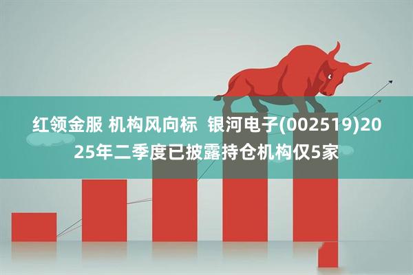 红领金服 机构风向标  银河电子(002519)2025年二季度已披露持仓机构仅5家