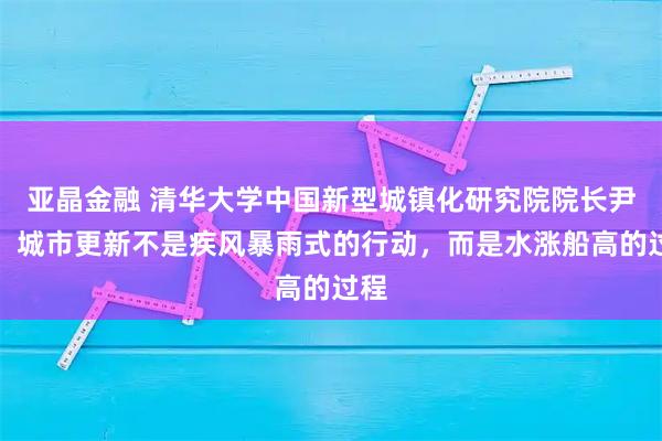 亚晶金融 清华大学中国新型城镇化研究院院长尹稚:城市更新不是疾风暴雨式的行动,而是水涨船高的过程